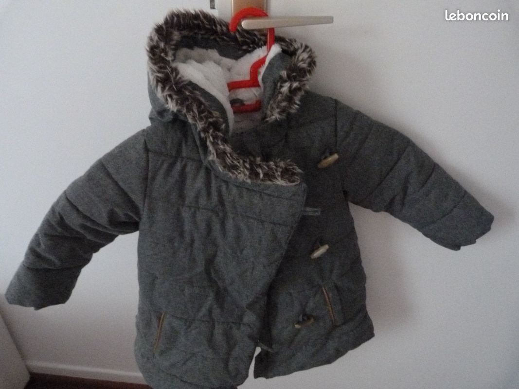 Beau manteau fille hiver 23 mois Okaidi Vêtements bébé