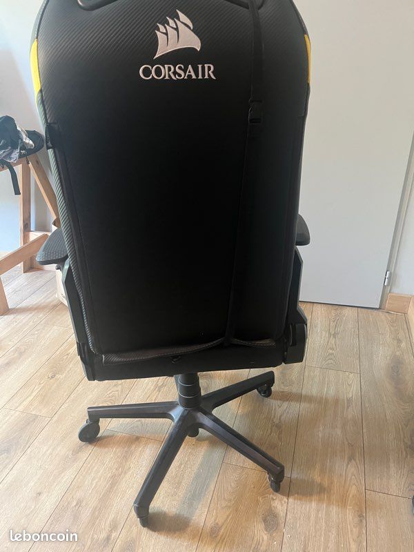 Chaise Corsair T2 Road Warrior Noir et jaune (image 6)