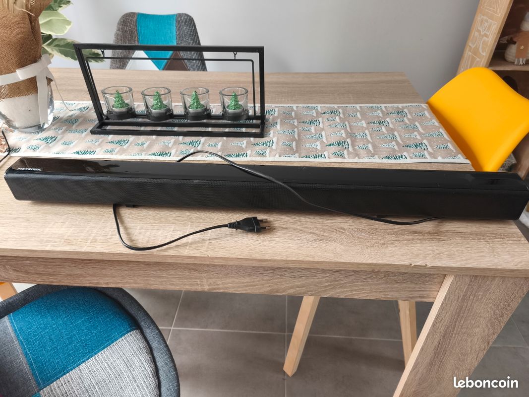 P61155 Barre De Son Tv 2.0 Avec Bluetooth (Hdmi Arc, Entrée Optique, 2 X 30 W Rms, Contrôle