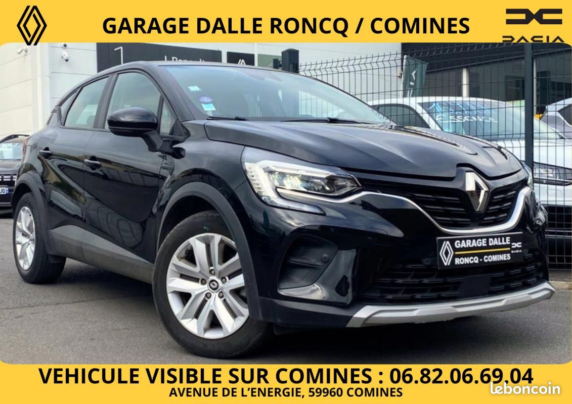 Renault Captur BUSINESS HYBRIDE E TECH 145CV CARPLAY/CAMERA/ROUE DE SECOURS/GPS (image 1)