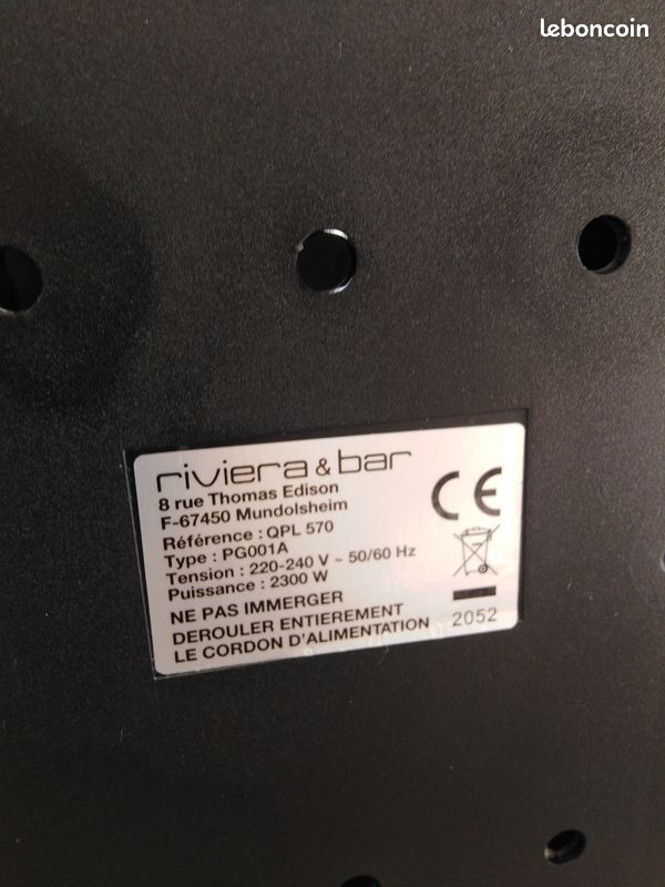 RIVIERA & BAR - Plancha QPL570 (image 2)