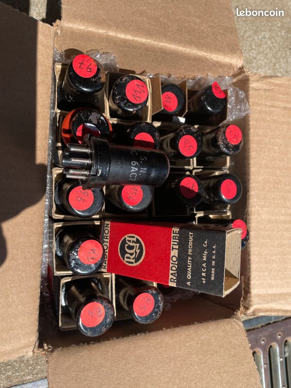 Lot de 40 tubes 6X4/6AC7 (image 4)