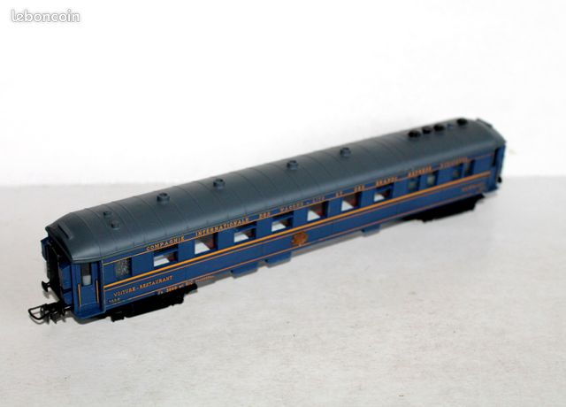 Voiture Hornby HO 7452 - Salon Bar Pullman CIWL 4150 - Wagon-lit Aménagé, Vintage