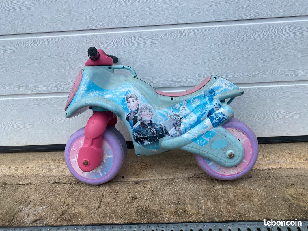 Porteur Moto Enfant – Reine des Neiges Jeux Jouets