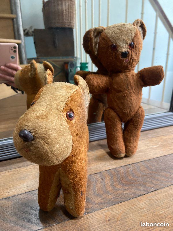 Peluche chien caniche| Histoire d'Ours