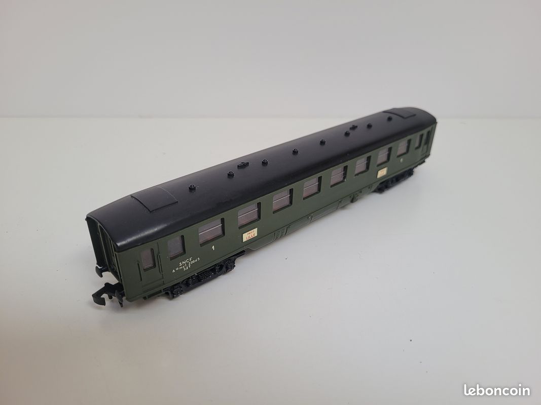 Train wagon N° 7340 Voiture voyageurs 1 ère classes type forestier Paris Lille HORNBY ACHO (image 10)