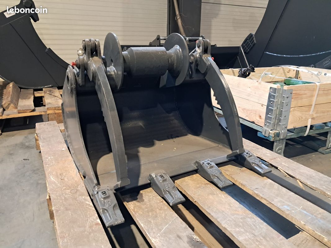 PROMO Godet à grappin hydrauliques pelle 1 à 3T; platines toutes marques sous 2 semaines, idéal enrochement, déchets paysagers, troncs, (image 3)