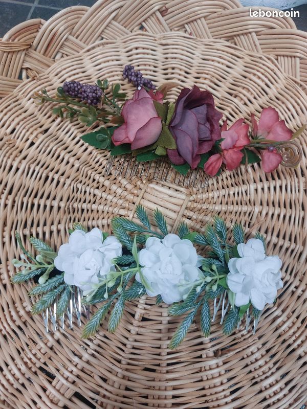 Peignes à fleurs (image 1)