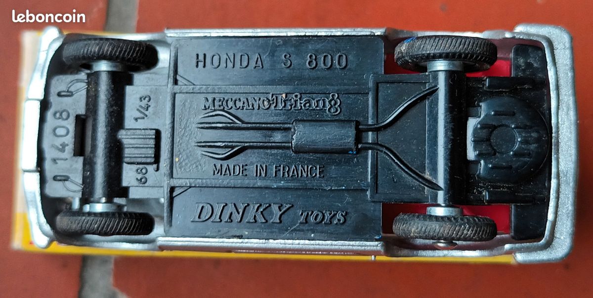 Dinky toys France- Honda S800, neuf en boite ref 1408, Vente aux enchères : Jouets - Trains
