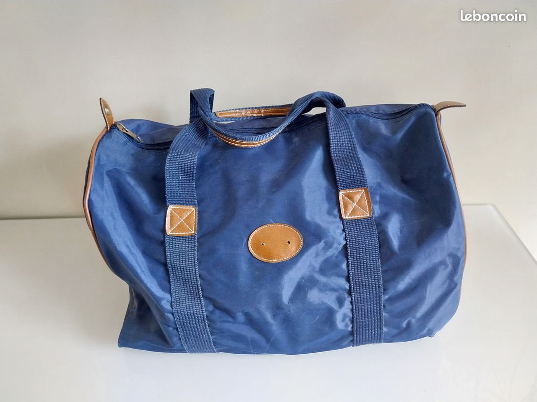 Sac de week-end bleu (image 1)