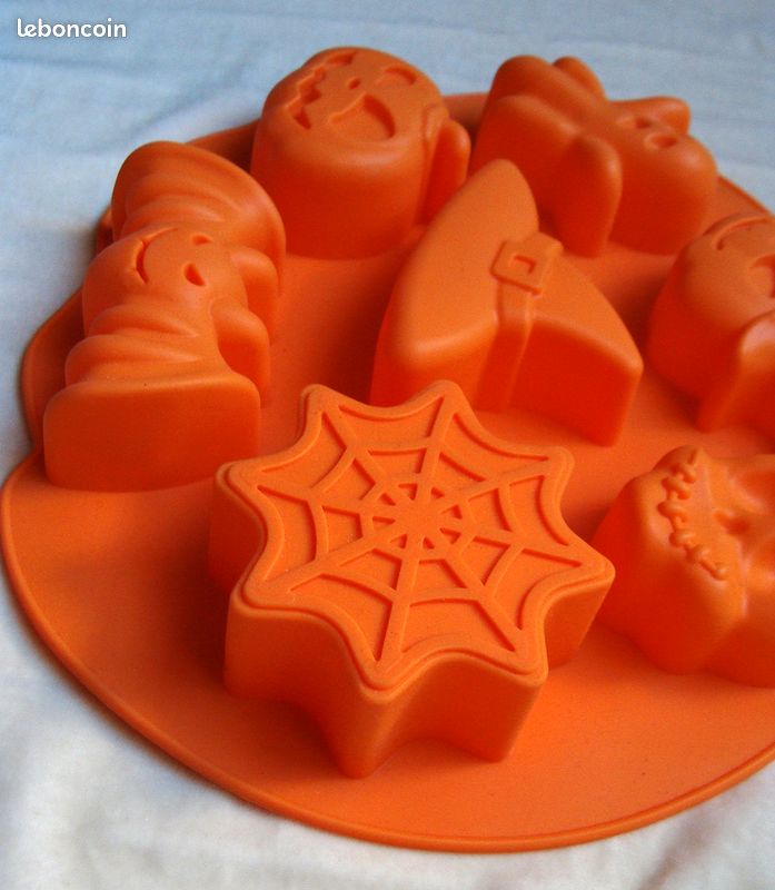 2 Moules Silicone Halloween Citrouille 3D - Pour Chocolat, Gâteau, Gelée - Résistant Au Four Et Micro-ondes