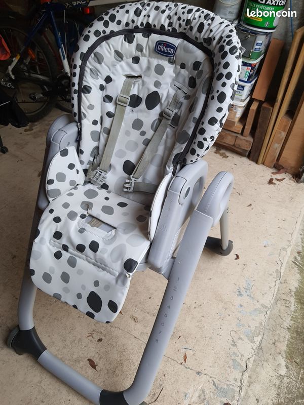 CHICCO Chaise Haute Polly Progres5 4 Roues - Anthracite (image 8)