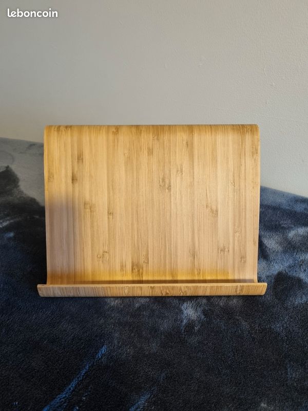 Porte-livre de cuisine en bambou Support pour tablette 6 niveaux 820 g léger
