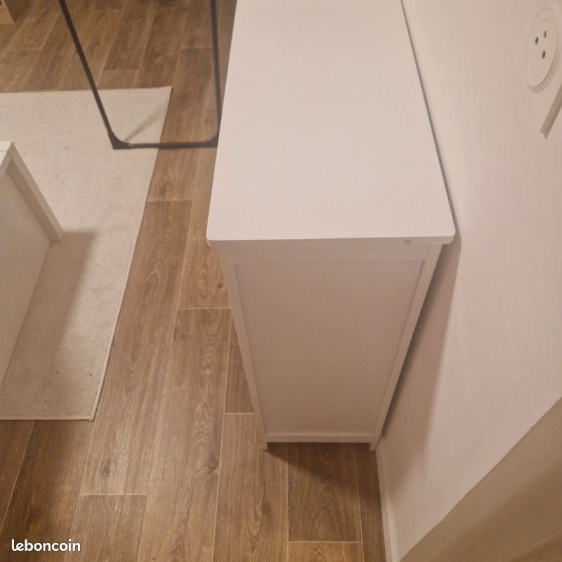 VASAGLE BBC64WT Meuble de Salle de Bain à 4 étages en Bois Blanc 60 x VASAGLE BBC64WT Meuble de Salle de Bain à 4 étages en Bois Blanc 60 x