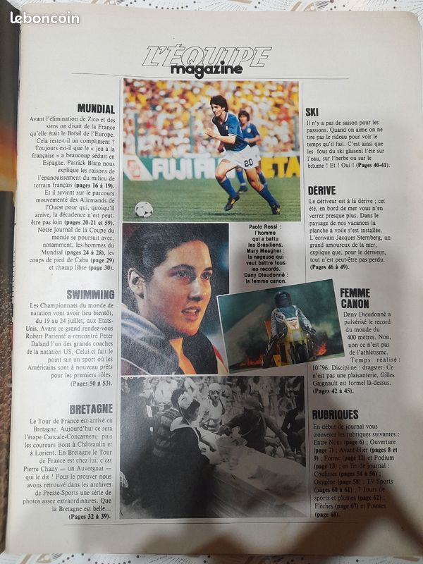 L'Équipe Magazine N°23 - Juillet 1980 - Sommet Pau-Luchon, Robic