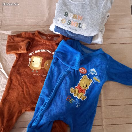 Vêtements Bébé Garçon 1 mois d'occasion