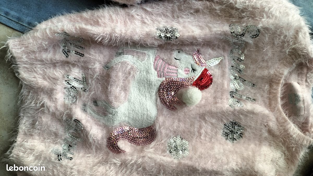 Pulls polaires sweats fille 8 et 10 ans (image 1)