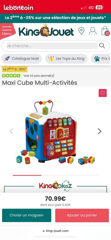 Maxi cube multi activités vtech (image 5)