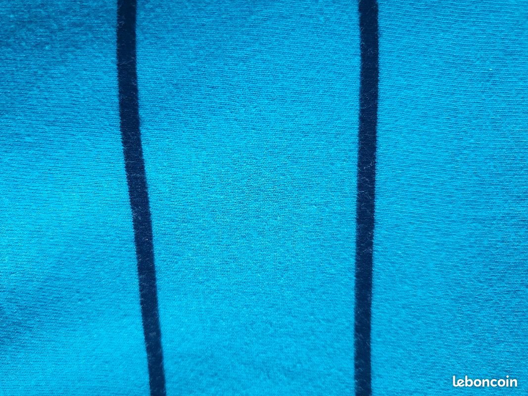 Tee-shirt manches longues turquoise (image 3)