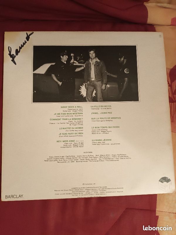 Disque Vinyle 33 t E.Mitchell :"Sur la route de Menphis" (image 2)