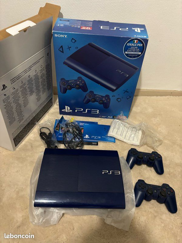 Console ps3 slim blue azurite Consoles