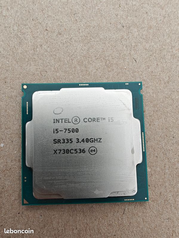 Processeur Intel i5 7500 - Accessoires informatique