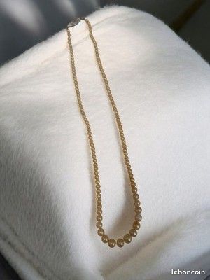 Collier Fantaisie Vintage Rétro - Bijou D'occasion, Pour Collection Ou Tenue Soirée