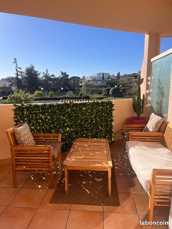 2pièces 23m2 piscines tennis aperçu mer