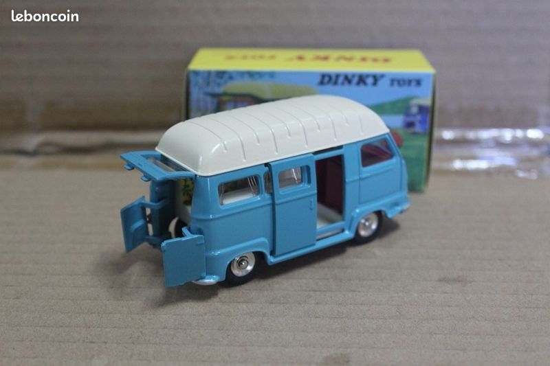 Renault Estafette Camping Dinky Toys – Miniature 1/43 Bleue, Réf 565, En Boîte (occasion)