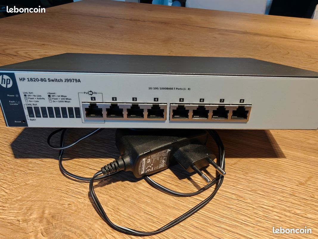 Hpe Officeconnect Switch 1820 8g J9979a Switch Ethernet Gigabit HP