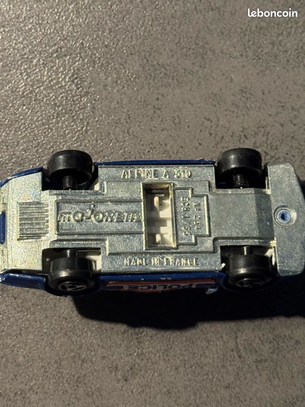 Majorette Alpine A310 N°264 – Blanche – Blister Scellé – Série Or 200 – France