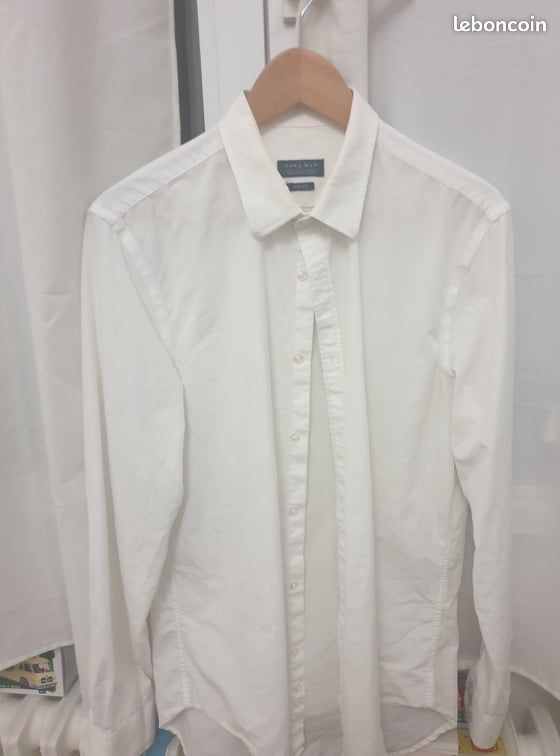 Chemise zara men slim taille L (image 1)