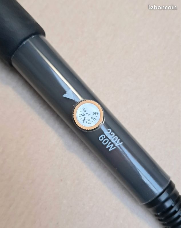 Fer à Souder Étain Précision 60W Température Réglable 200-450°C Kit 5 Pointes - Soudage Électronique