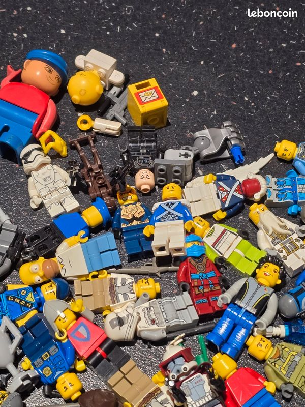 Lot 100 figurines et legos vintage ancien (image 13)