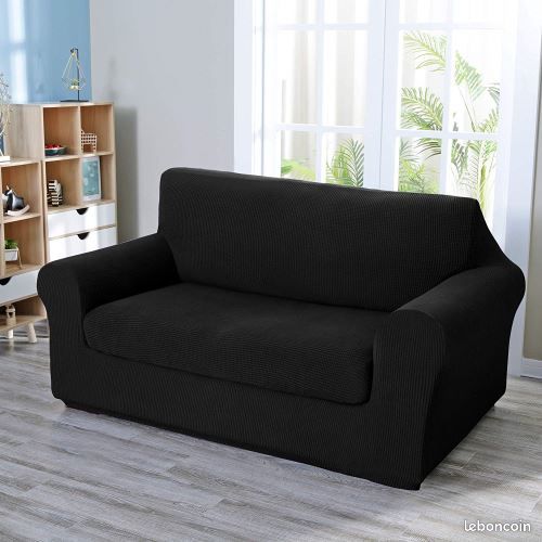 4 Housses blanches , marron et noire pour canapés EKTORP IKEA (image 1)