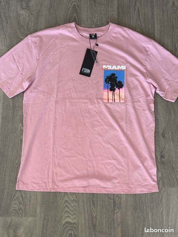 T-shirt Victoria's Secret 'New York Empire State' Rose - Taille S - Neuf Avec étiquette - Coupe Brute