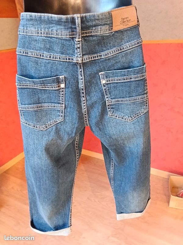 Jeans Bleu LANTIS Taille 40 - Neuf Avec étiquettes - Coton