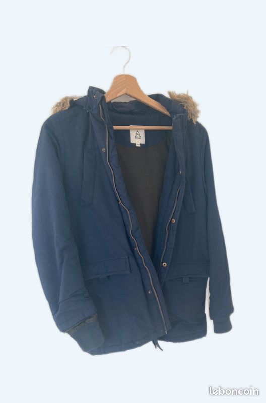 Doudoune doublée bleu marine unisexe 10 ans Vêtements