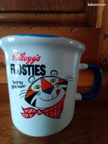 Mug Vintage Kellogg's Frosties - Neuf, Couleur Verte, Parfait Pour Les Fans De Céréales