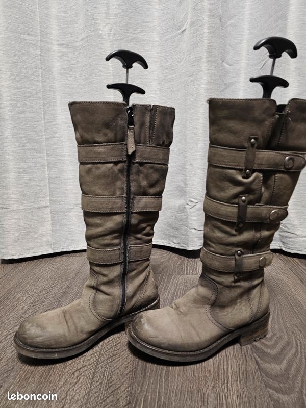 Bottes cuir Mjus avec 3 brides réglables T38 (image 5)