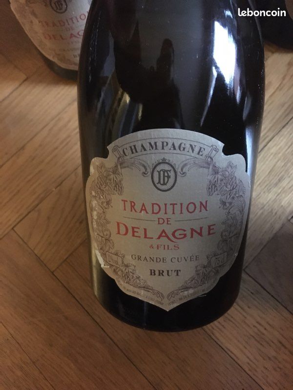 Carton de champagne tradition de Delagne et fils ,grande cuvée , brut rosé +brut tradition (image 4)