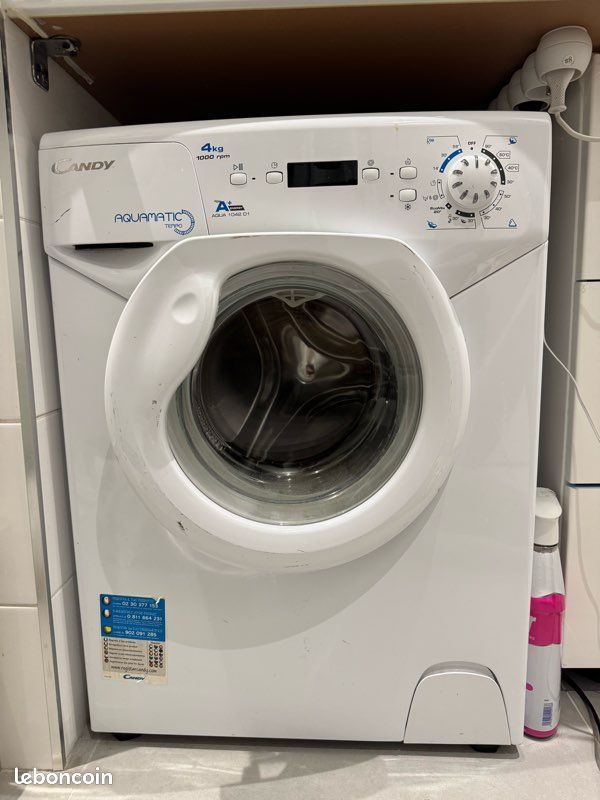 Mini machine à laver Candy 4kg achetée neuf L 51cm x P 44 cm x H