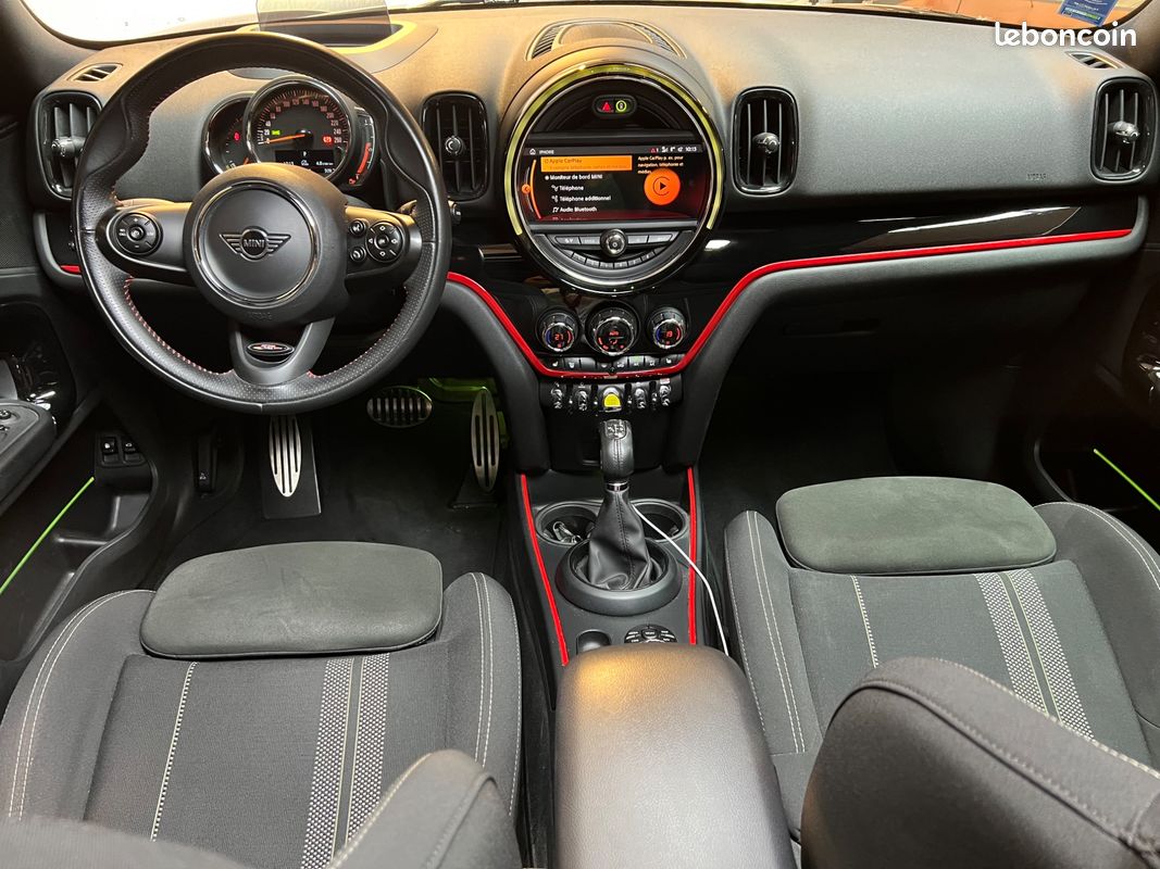 MINI COUNTRYMAN 1.5 134cv+88cv HYBRID PHEV COOPER SE ALL4 BVA JCW / TOIT OUVRANT / APPLECARPLAY / SIEGES CHAUFFANTS (image 3)