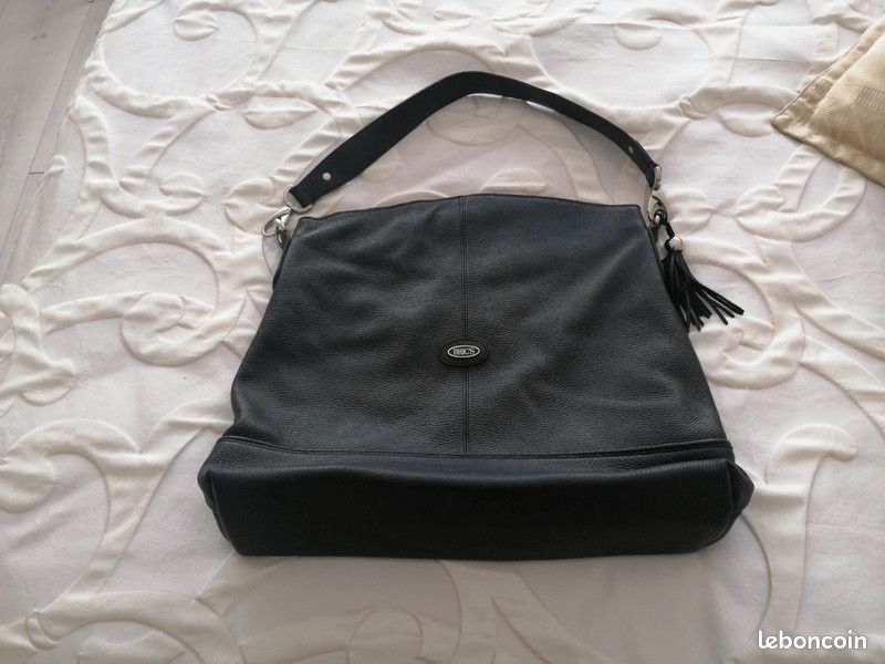 Grand sac à main cuir noir Bric's (image 2)