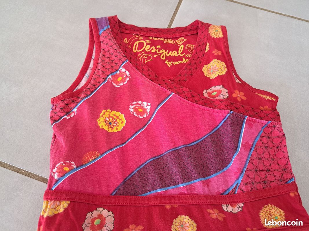 Robe rose ML Desigual taille 11-12 ans - Vêtements