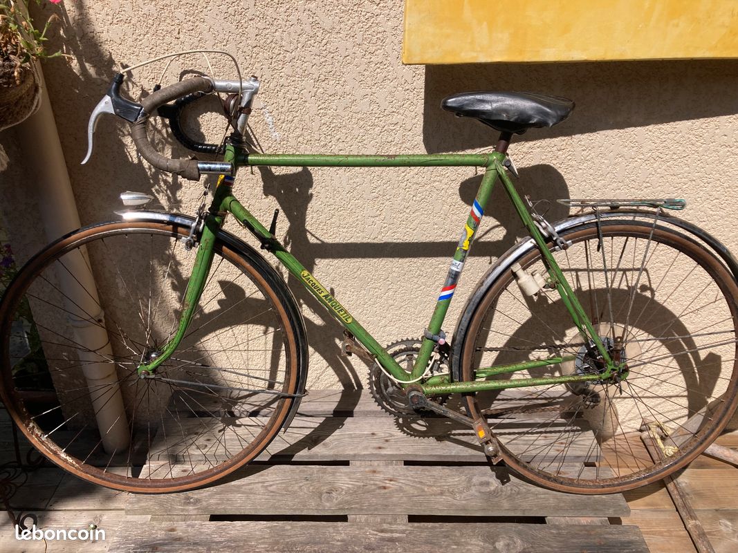 Vélo de course vintage 60–70s – Jacques Anquetil (Tour de France