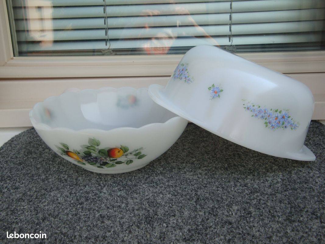 Plat Ovale Arcopal à Four - Décor Fruits Colorés - Verre - 30cm - Occasion