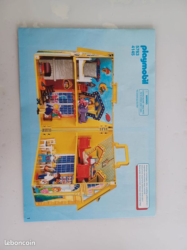 Playmobil n°4145 Maison de famille transportable complet avec boîte d’origine (image 4)