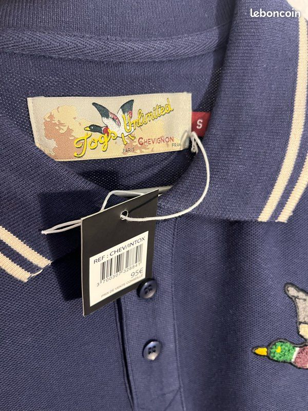Polo Togs Unlimited marine NEUF (image 3)