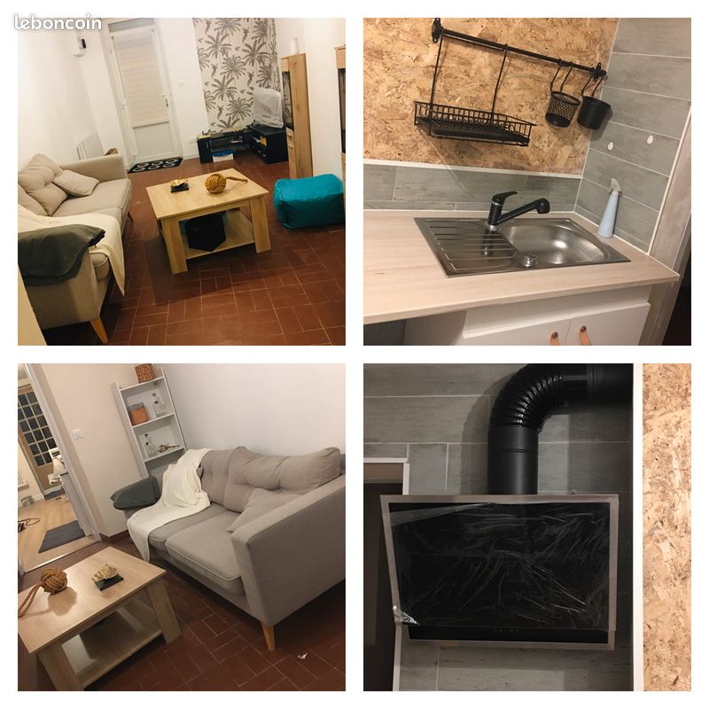 Location saisonniere/ maison/ 2 chambres/1 bureau aménagé (image 1)